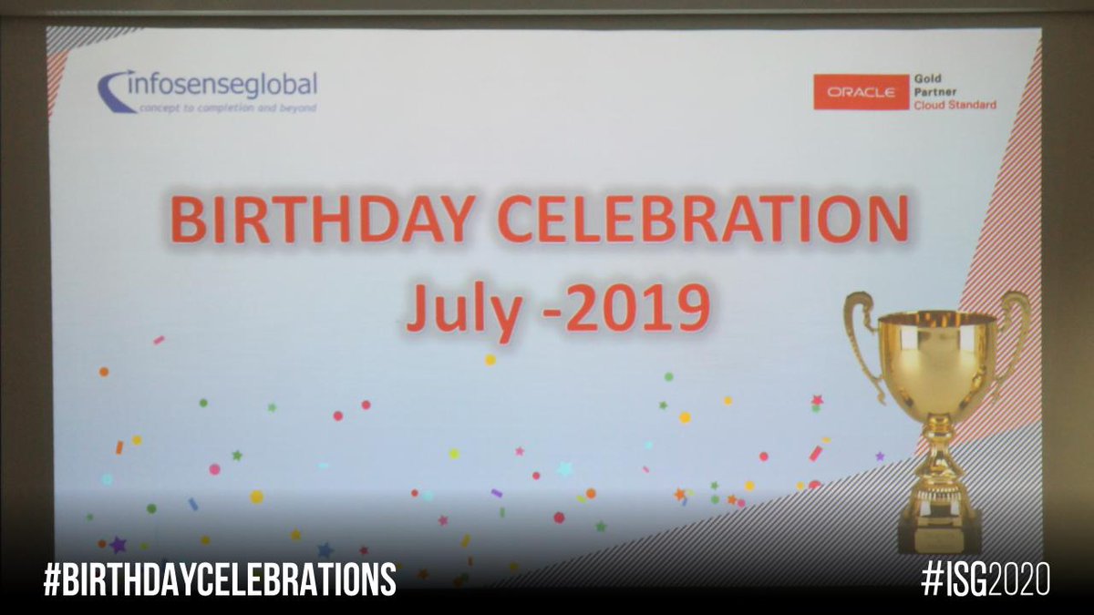 infosenseglobal's tweet photo. Monthly Birthday Celebration at Infosenseglobal. 

#July2019 #LotsofFun #ISG2020 #BirthdayCelebration #infosenseglobal #DreamTeam https://t.co/2pukuNo6ZA