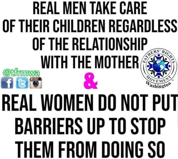 tfrmwa's tweet image. Raise your hand in the comments if you’re one of the #realparents! #coparenting!
#tfrmWA #fathersrightsmovement #fathersmatter #youarenotalone #stopPA #fatherhood #support5050 #equalsharedparenting #equality #familylawreform #dads #kids