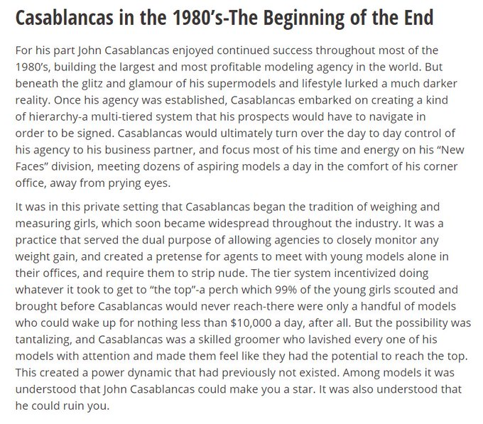  #Casablancas in the 1980’s-The Beginning of the End.  #OpDeathEaters