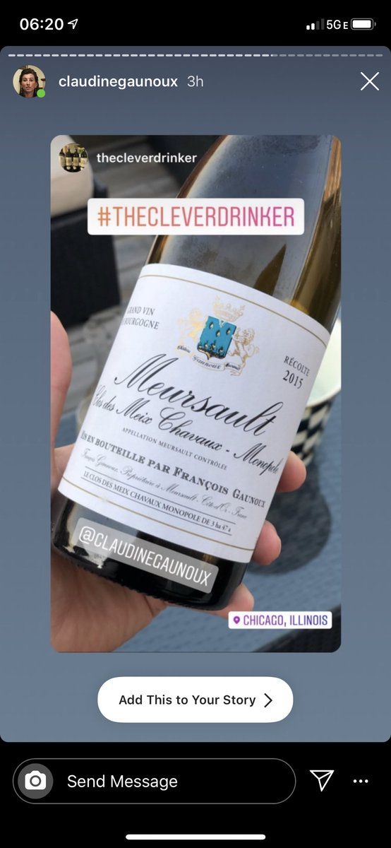 cleverdrinker1's tweet photo. @claudinegaunoux you’ve made a beautiful wine here! I absolutely LOVE this wine. The 2015 Meursault Clos de Meix Chavaux. If you like traditional burgundy wine, this is it!
#burgundy #frenchwine #francoisgaunoux #claudinegaunoux #whiteburgundy #vino #wine #winelover #chicago https://t.co/w4TGzPcMnu
