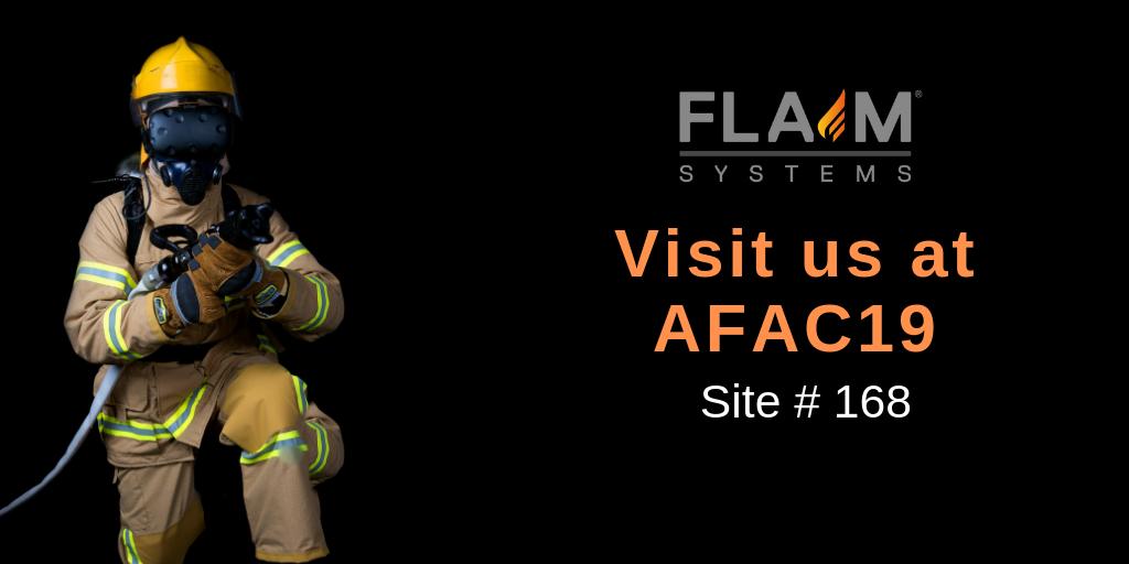 Come and learn more about our #VR training systems for firefighting at #AFAC19 from August 27 to 29 at the Melbourne Convention and Exhibition Centre #emergencymanagement #firefighter #fireservice