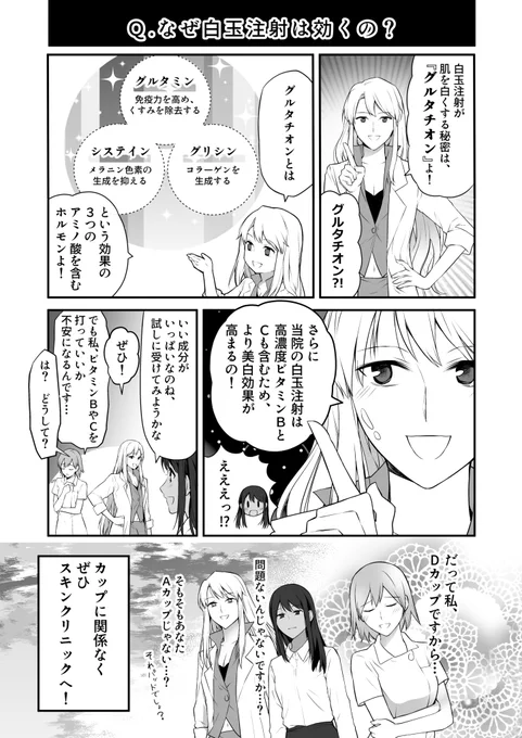 美容業界で大流行してる「白玉注射」。より詳しくマンガで説明しました。　 