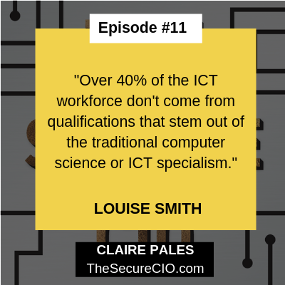 TheSecureCIO's tweet photo. Louise Smith on on skills, capabilities and benchmarking in the #cybersecurity industry. Listen to the latest #TheSecureCIO #podcast episode here: https://t.co/IiQmG2shfE #podcast #CIO #CISO #infosecurity #podcasters #cyber #infosec #infosecjobs #podcasting #applepodcasts #CIOs https://t.co/1bVH6SU1nU
