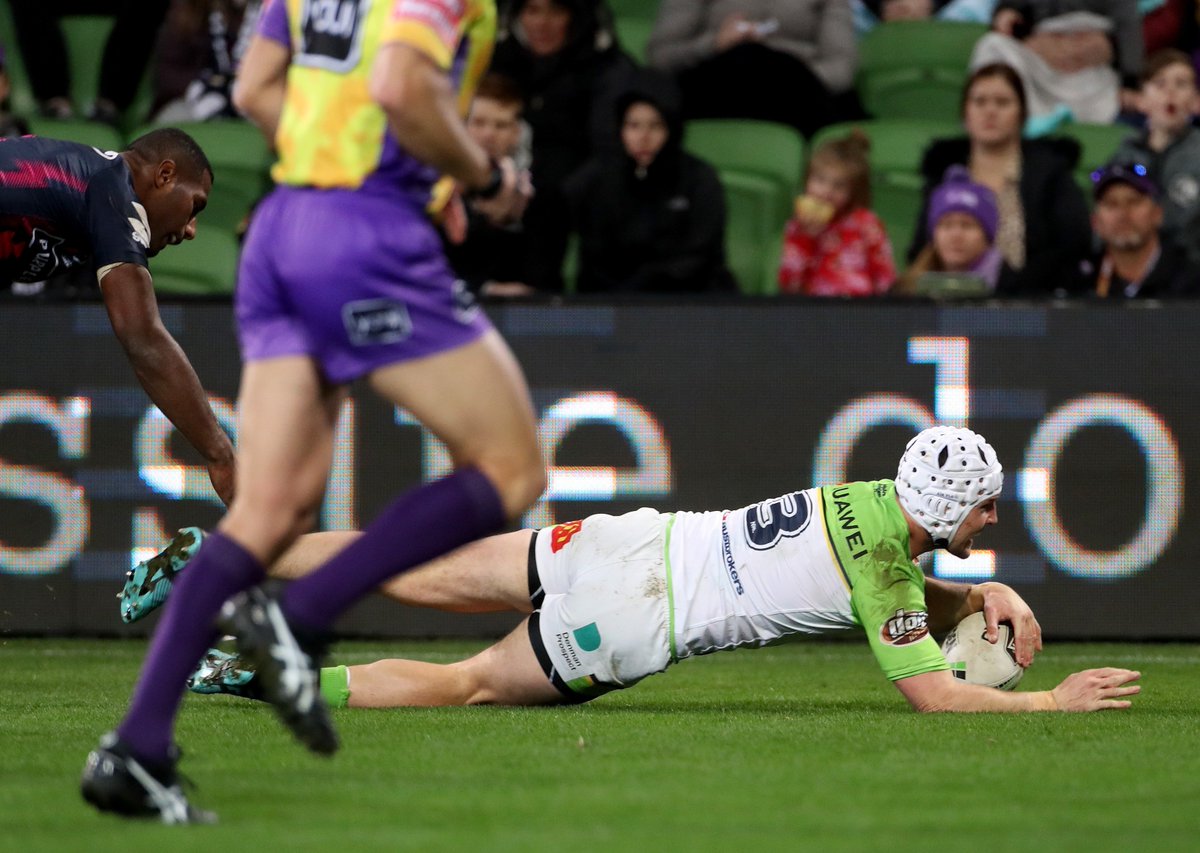 RaidersCanberra's tweet photo. Check out all the best photos from that memorable win over the Storm.

📸 https://t.co/wvbFi8lCYn

#WeAreRaiders #NRLStormRaiders https://t.co/a2vNBmfD1L