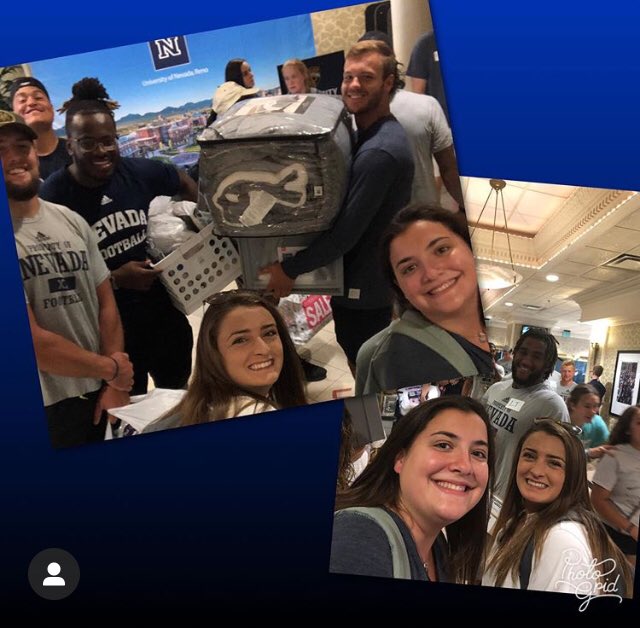 SLP_pieper's tweet photo. Thanks to @NevadaFootball for the help moving into the Wolfpack Tower #LTtheLB  #goodluck #wolfpack https://t.co/dLsd6kvexJ