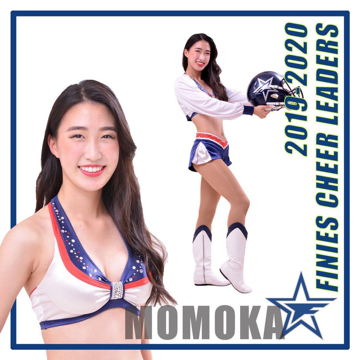 🏈2019 メンバー紹介③🏈

本日のメンバーは昨年から練習生として頑張ってくれていた2人です✨
秋シーズン、サイドラインでの活躍にご期待ください💓

☆MONAMI
『会場の皆さんひとりひとりにパワーを！心を込めて応援します！』

☆MOMOKA
『弾ける笑顔でスタンドにパワーを届けます！！』