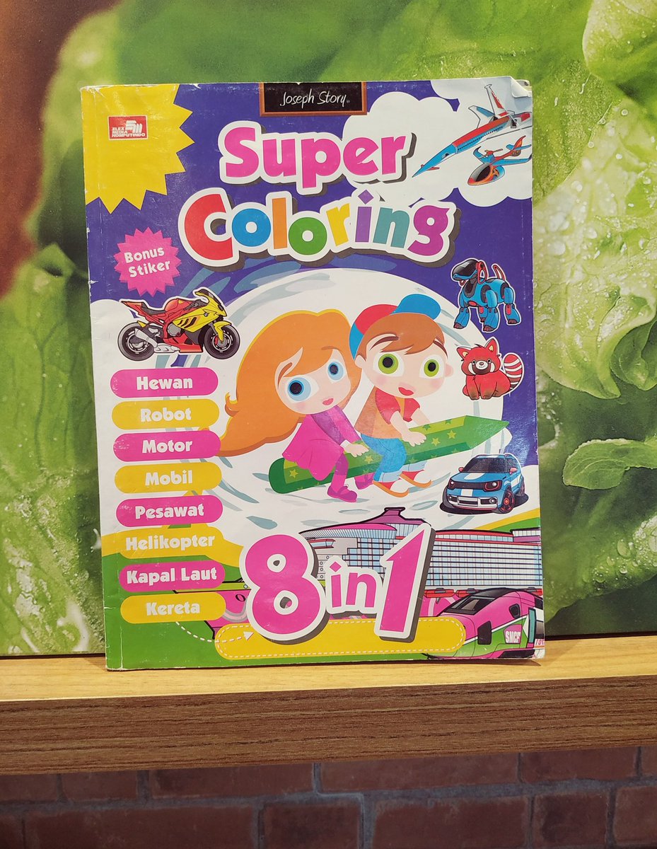 Yusup Story a Twitter " buku Super Coloring 8 in 1 Dalam