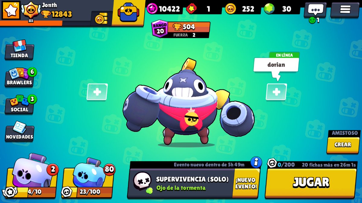 JonthAriel's tweet photo. He dicho a la mierda la logica hoy subo el ultimo personaje que me falta a 500 trofeos no importa el nivel. 👉🏼 Actitud
Si ubiera estado a nivel 1 igual lo ubiera subido estoy seguro. Esperare la nueva temp para abrir mis cajas acumuladas.
#brawlstars @BrawlStars https://t.co/vs7zJ38Nkt