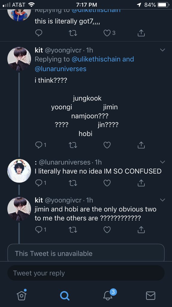 jbismycat's tweet photo. Iโm dying....this article is the gift that keeps giving....@GOT7Official #GOT7 #๊ฐ์ธ๋ธ #bangtangot7 #BTSeven https://t.co/ZbEWEGLEOh