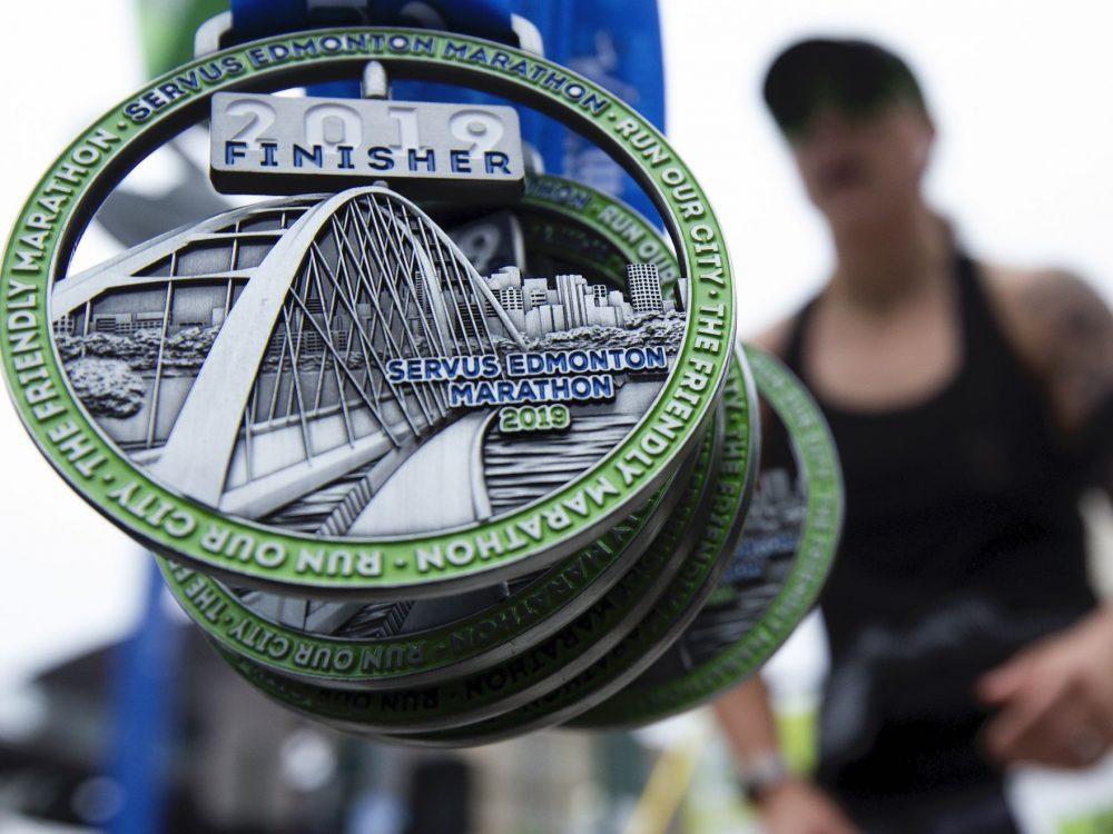edmontonjournal's tweet photo. Ostomy does not stop California runner at Servus Edmonton Marathon https://t.co/v1RisQBK0o https://t.co/0ktuB0BncN