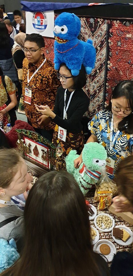 AloysiusNorth's tweet photo. Students enjoyed the cultures of the 28 visiting countries in the World Scholars Cup Cultural Fair last night.

Today, the Junior team are ready for their last day of the World Scholars Cup, along with their Alpaca ambassadors. #WSC2019Conf #staloysiusnorthmelbourne https://t.co/lgcetfh1dF