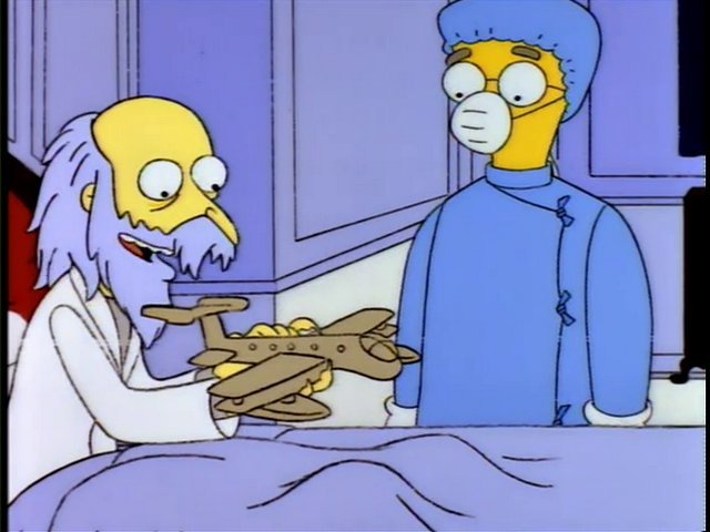P1nk_Stripes's tweet photo. El Sr. Burns va a licitar un sistema de vuelos espaciales mediante el cual, desde una plataforma que tal vez se instale en la ciudad de Springfield, esas naves espaciales van a salir de la atmósfera, se van a remontar a la estratósfera... #Simpsons2019 https://t.co/Dr7BUxjej8