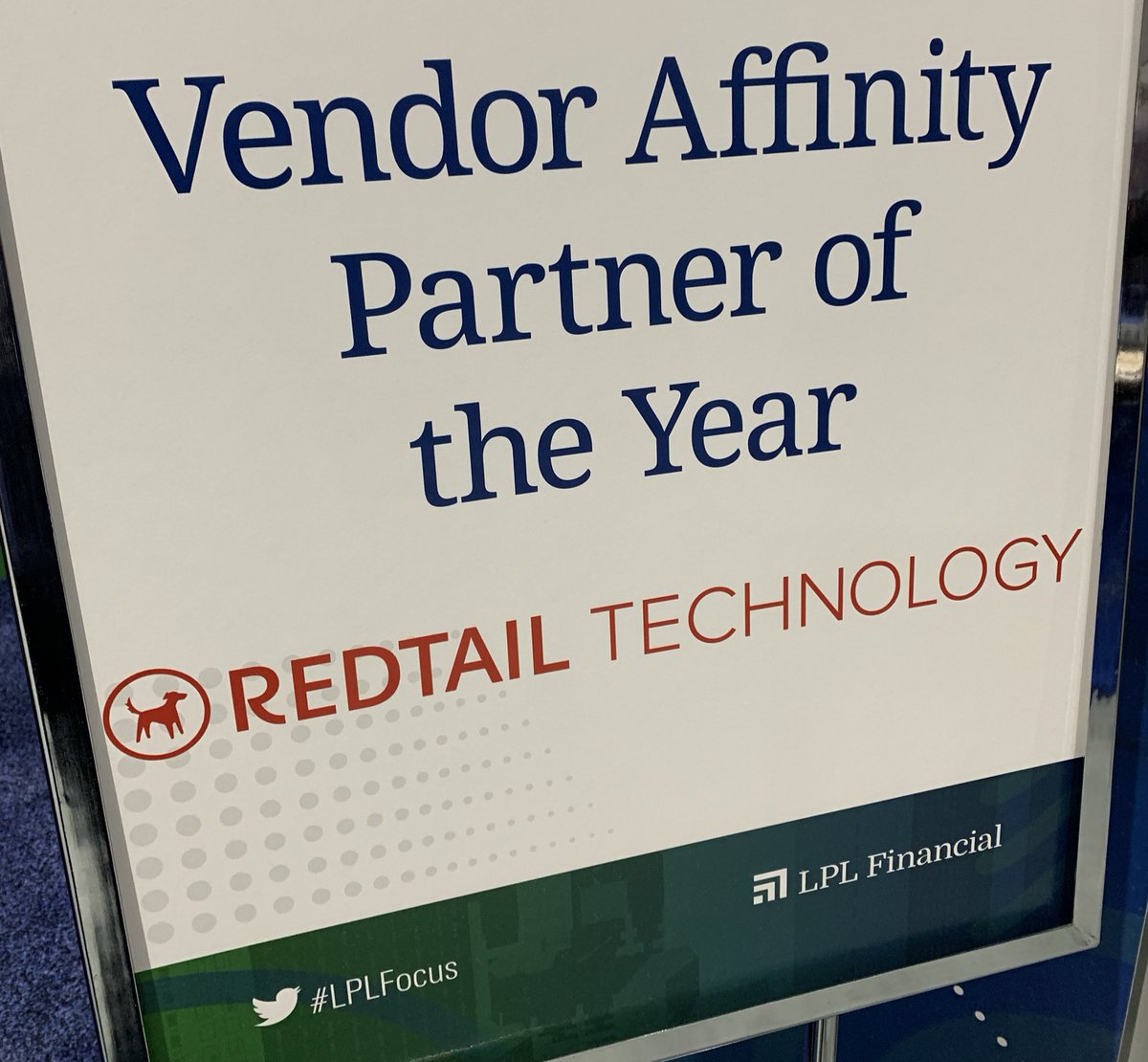 redtailtech's tweet photo. So proud of this! #redtailrocks #LPLFocus https://t.co/rOVzcOnyNV