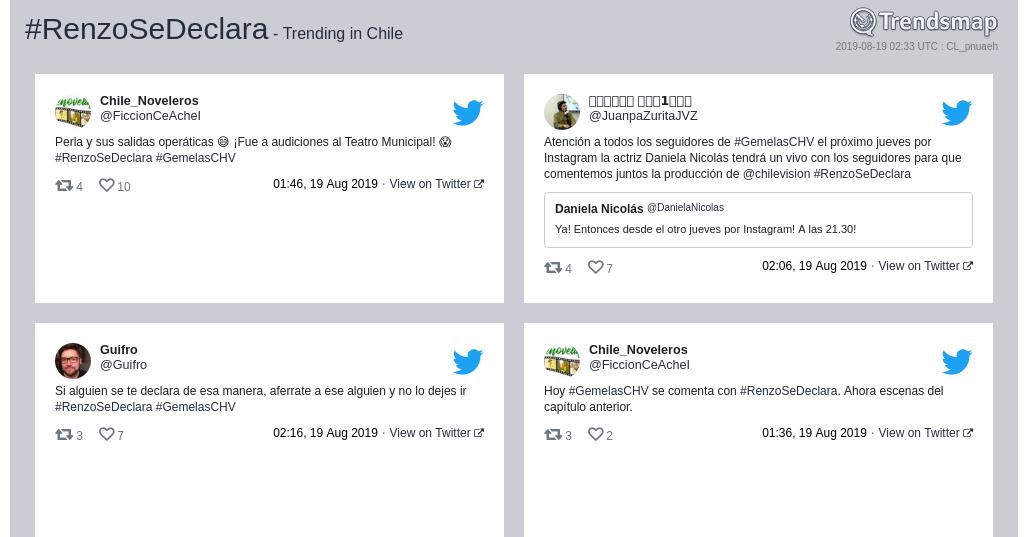 #renzosedeclara es ahora una tendencia en Chile

trendsmap.com/r/CL_pnuaeh