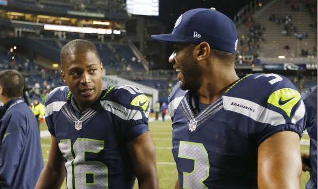 PoVMasonSports's tweet photo. #RussellWilson when passing to #TylerLockett in 2018 was:
57-70 for #965YARDs and #10TDs..... and a #RATING of 158.3 which is a perfect #QBRating!
@DangeRussWilson @Seahawks @TDLockett12 @NFLonFOX @SNFonNBC @ESPNNFL @espn @RandyMoss @criscarter80 @CFD22 @CharlesWoodson https://t.co/48fZu8d2SO