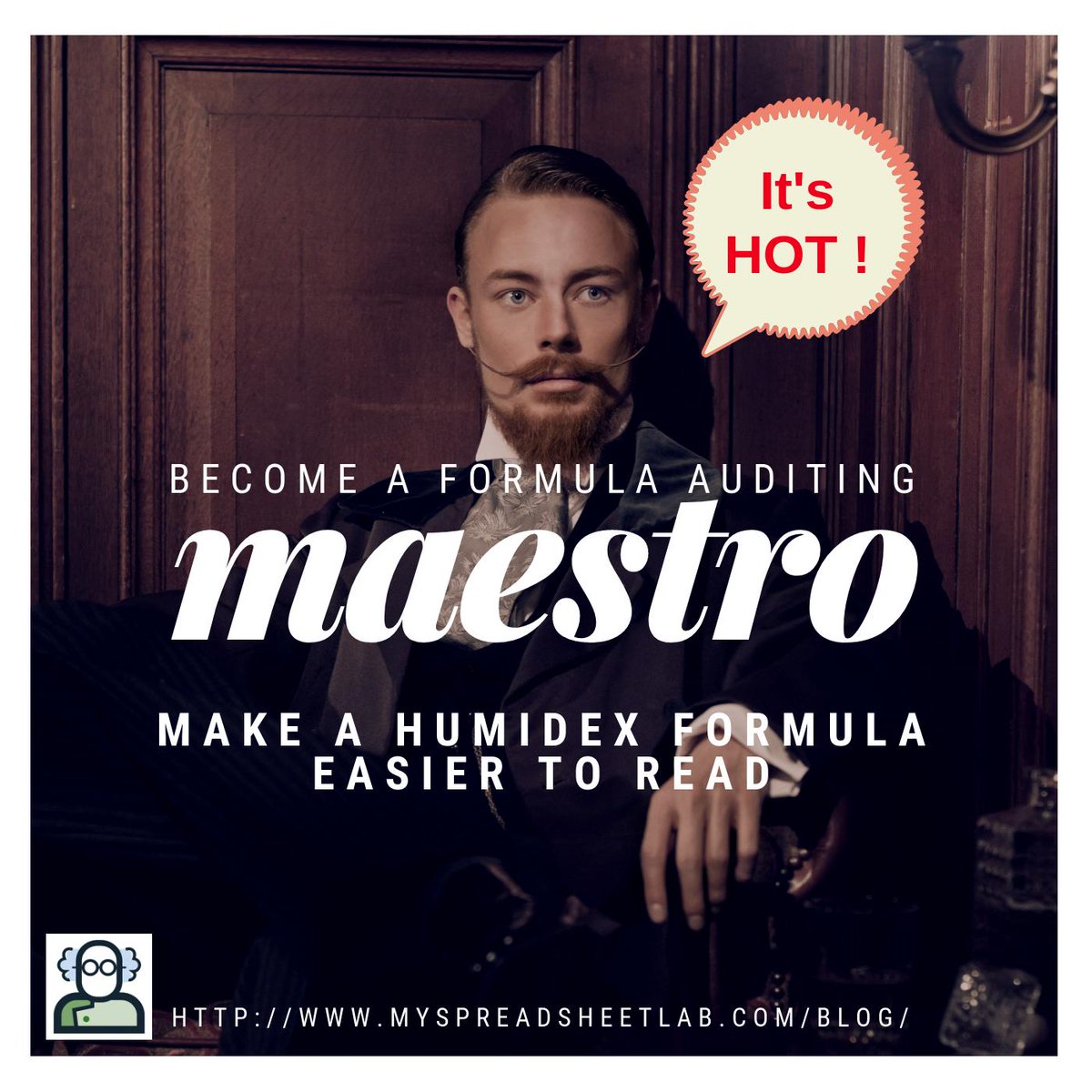 #Excel formula to calculate humidex is complex and tedious. Let's simplify it. myspreadsheetlab.com/humidex-formul… <a href="/dkusleika/">Dick Kusleika</a> <a href="/msexcel/">Microsoft Excel</a>