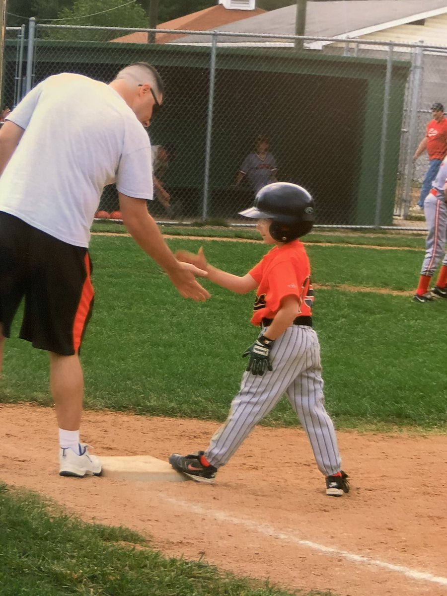 sedingess's tweet image. Proof @Berry_WV loves coaching baseball as well as football. #throwback #littleleague. #noahdingess