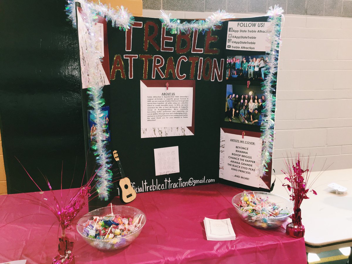 AppstateTreble's tweet photo. Club Expo turn out was ✨aMAZing✨
Come out to auditions Friday, August 23 @ 7pm and callback audition are Monday, August 26 @ 7pm https://t.co/Yy7EoJ1NO6