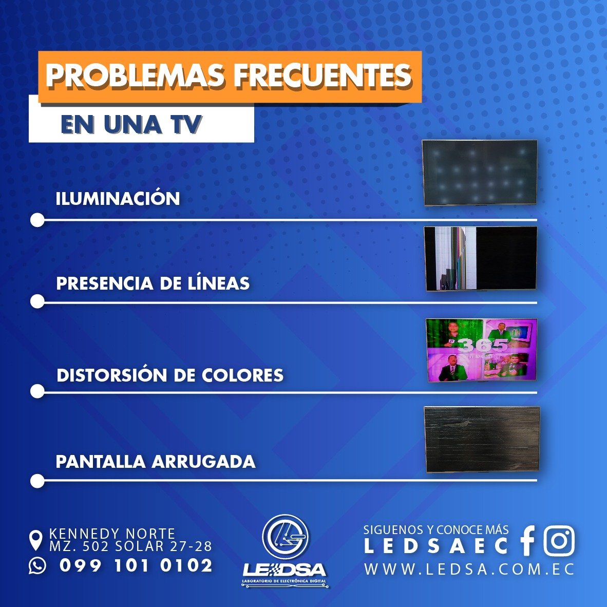ledsaec's tweet image. 🛅SERVICIO TÉCNICO 💯% GARANTIZADO🔧

 ➡️Kennedy Norte MZ.502 Solar 27-28
 
Realice su consulta por interno o a nuestro WhatsApp 📲 0991010102 o al ☎️ 04 6044655

#LEDSA #LoHacemosPosible  

#Serviciotecnico  #Mantenimiento #reparación #Emelec #Rescalvo #Neme #Guayaquil #Ecuador