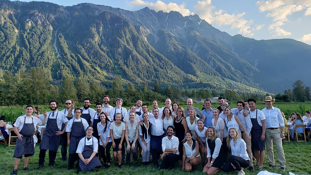 araxirestaurant's tweet photo. Thanks to this extraordinary team for making each moment of today pure magic. Email us at longtable@araxi.com to join the #AraxiLongtable mailing list. We would love to see you next year at our tenth annual celebration! #CelebrateAraxi https://t.co/bhBE8RwVSL