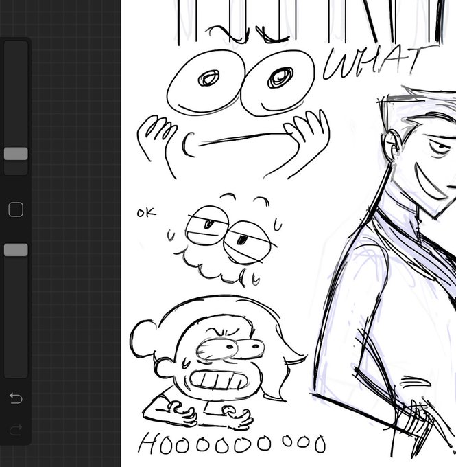 it's come to my attention that not everyone draws small self-portraits in the margins of more important work 2 vent your feelings and frustrations abt the artistic process... does ANYONE else do this please advise 