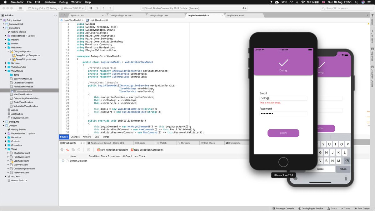 jgentilicio's tweet photo. Reescribiendo el proyecto con el que me recibí. Con #XamarinForms y #XAMLHotReload 🔥🔄 https://t.co/V0BtGPBwkU