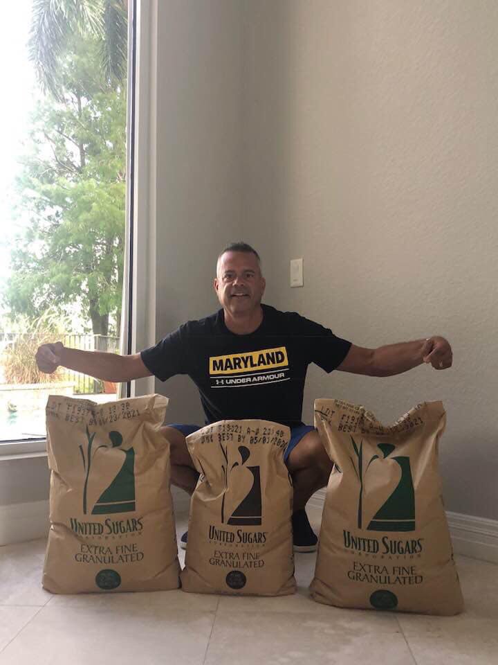 Brad is down 128lbs! This sugar represents his loss! He feels amazing! 
#ThisHealthCoachIsProud