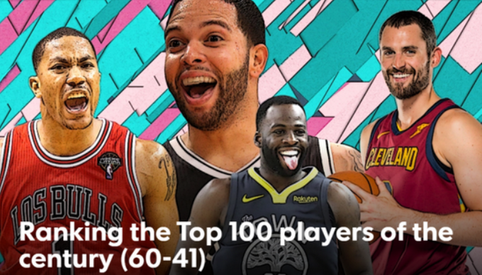 美媒評21世紀NBA百大球星第三部分（60-41位）：羅斯玫瑰綻放，一哥追夢皆上榜！