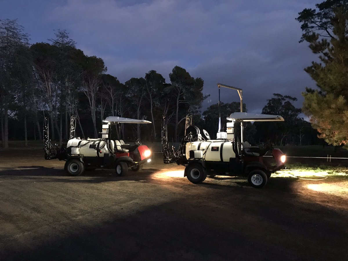 samuel_rose511's tweet photo. Good morning to put out intercept on fairways @RoyalCanberra https://t.co/57tswXTnEo