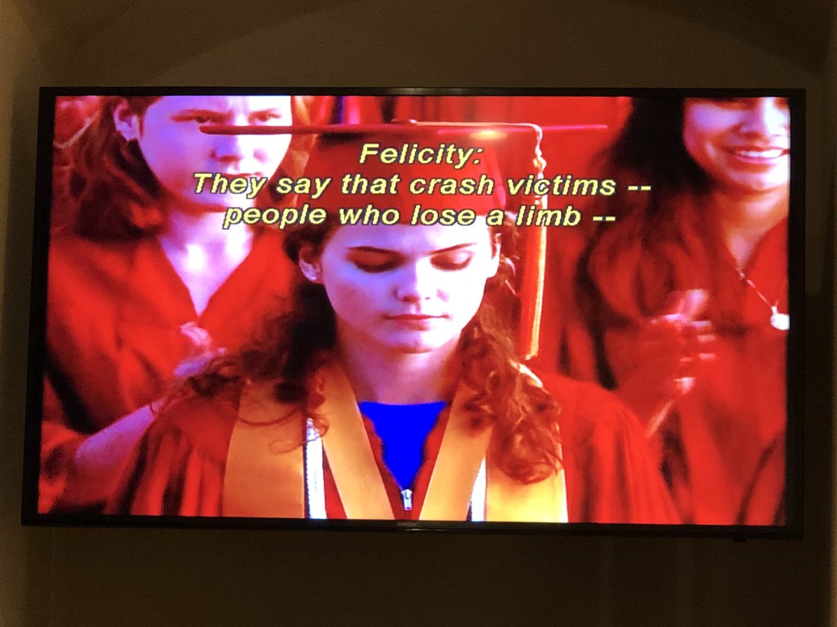 brandonsbuzz's tweet photo. #TheWestWingRewatch is a wrap, so I’ve convinced my husband to give #Felicity a shot. And I’m *real* giddy about that. #FelicityRewatch #DearSally cc: @Christianne_Joy cc: @sherrybob16 https://t.co/anIKQ0kSJ2