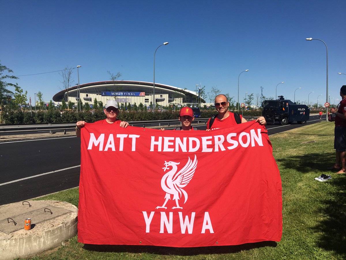 timjhenderson's tweet photo. Dear fellow @LFC fans, my brother @matthenderson75 would have been 44 this weekend, it would mean so much to our family if there was a minutes applause at 44 mins for the biggest red that ever sat on the Kop. Please RT https://t.co/9lTbmxcgGi