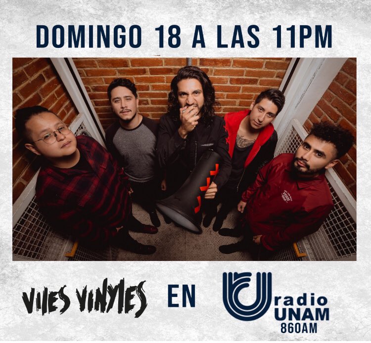 vilesvinyles's tweet photo. En 15 minutos estaremos al aire en @RadioUNAM 860AM O https://t.co/n3BKSl5dg2 Estén atentos, ¡HABRÁ REGALOS! https://t.co/1xKiayd2V8