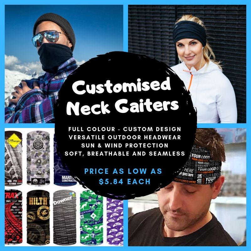 fast_promos's tweet image. We have just added an exciting new product to our range! The Customised Neck Gaiter is custom made with a full colour print of your design. A headwear product for all year round. buff.ly/33ukruK #fastpromos #fastcaps #customneckgaiter #brandedneckgaiter