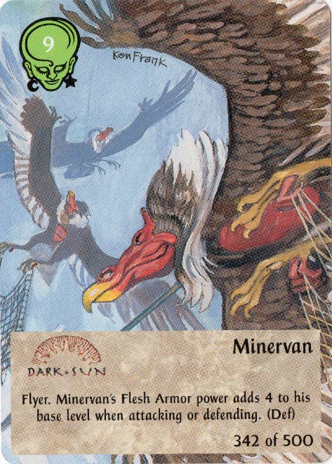guthay's tweet photo. Minervan by Ken Frank, Spellfire card 342. #darksun https://t.co/On9ZVPjHIn