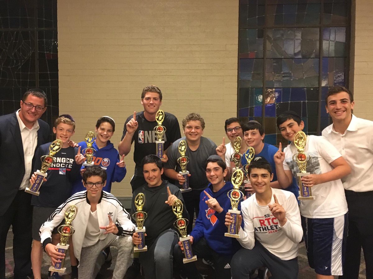 NCSYRTC's tweet photo. Last night’s end of summer banquet featured trophy presentations, RTC Family Feud, our staff skit, the end of summer video, and Sefarim for our NCSY’ers and Madrichim (not to mention some fresh quarter zips)! #bestsummerever https://t.co/NtGURE8e7g