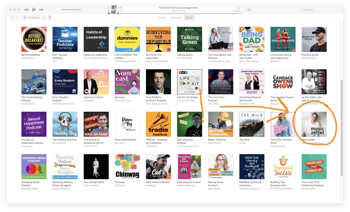 JamesHumbers's tweet photo. Oh yeah, we are trending in New Education Podcasts on the Apple Store - thank you to my 80ish subscribers! New episode is syncing now :) https://t.co/g58TMyyx6d Time to hashtag this trend #MusicZettel! https://t.co/6maUG98Z4Z
