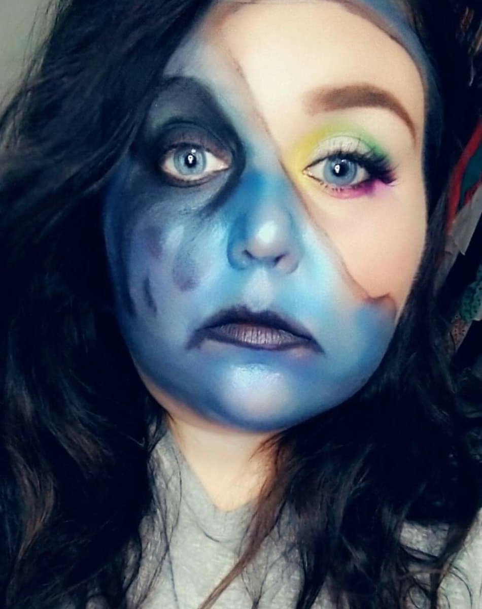 melAnn1393's tweet photo. *This is NOT my idea.. just my Version..im not taking credit for anything*
I wanted to give a visual representation of how I feel with #anexity ..full breakdown below 🖤🖤🖤
#mentalhealthawareness
#mentalhealth
#breakthestigma #warrior #yournotalone #undiscovered_muas #UNDERRATED https://t.co/99PIhjPWPE