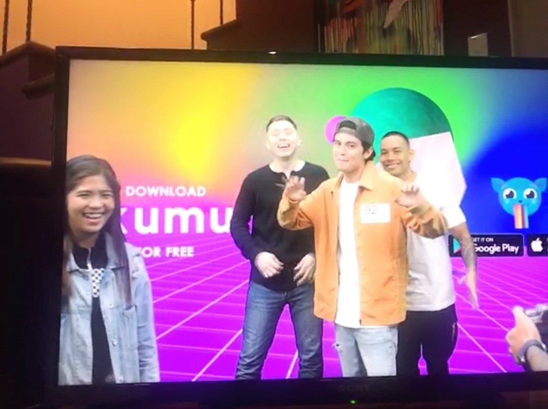 reynramirez26's tweet photo. More BTS Pics! #JamesReidOnKumu #JamesReid #JaDine @kumuPH @tellemjaye https://t.co/8ALt88VJDe