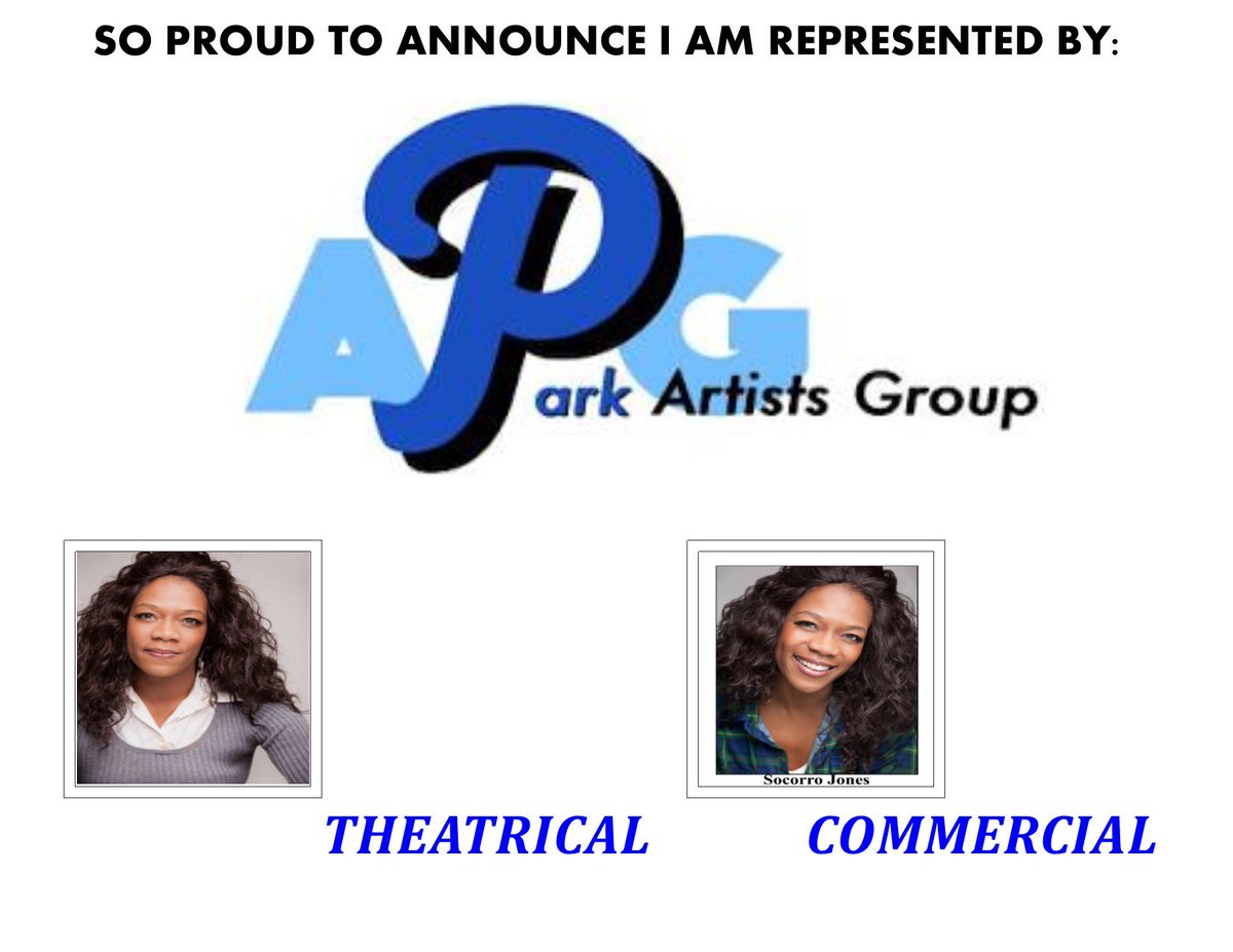 SocoJones's tweet photo. AYYYYEEE!! #grateful #representation #commercialactress #dramaticactress #comedicactress #stageactor #filmactor #casting
#talentagent #talentmanager #gratitude
#actorlife #announcement #upwardonly @parkartistsgrp @castingfrontier @Backstage @ActorsAccess #actor https://t.co/dvdH72VqY4