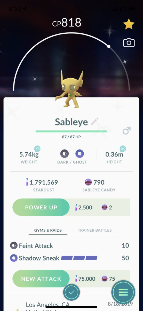 WHAAAAAAAT!?!! OMG BEST #shinyhatch EVER!!! 😱😱😱 #PokemonGo #shiny #Sableye #imdead