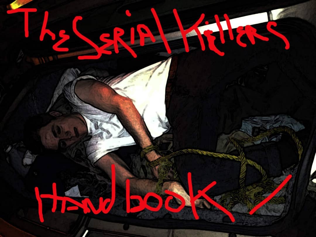 JohnGood319's tweet photo. The Serial Killers Handbook. #horror #mockumentary #scary #terror #darkcomedy #decadesinthemaking #serialkillers #serialkillershandbook #webseries https://t.co/Hk5W1384s9