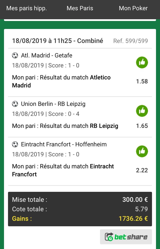 SscanX's tweet photo. Pourquoi se compliquer la tête ✌️ #fdj #ParionsSport #TeamParieur #TeamParieurs #football #Liga #Bundesliga #PremierLeague @BoozPFP ⁦@nou_pronosoft⁩ https://t.co/qo1GLqhc4Q