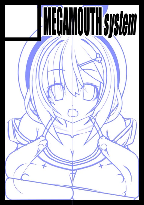 下描きまで出来た('・ω・`)
サークルカットはこんな感じで行こうと思う('・ω・`) 