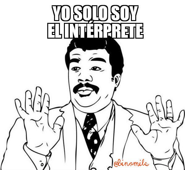 binomils's tweet photo. Frase comodín para cuando piden a un intérprete que haga algo que se extralimita de sus funciones y puede generar un conflicto con el código ético 🙃
#RompiendoLasBarrerasDelSonido #BMeme #AccesibilidadAuditiva #LenguaDeSignos #ILS #ILSE #LlenguaDeSignes #LSE #LSC #Subtitulacion https://t.co/FBnFaSYsOG