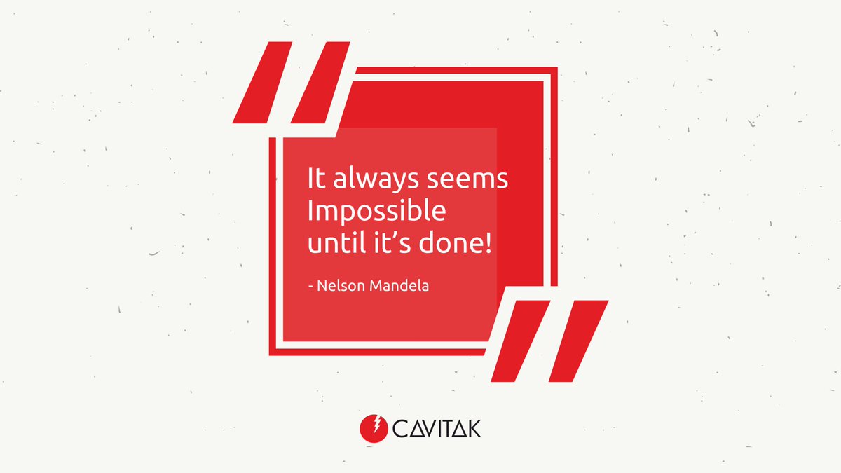 Tasks that seem impossible are just because they might seem hard to accomplish or the way we build up a thought about that task in our mind.
With confidence and determination, conquer the challenge and grow!

#NelsonMandela #MondayMotivation #WorldPhotographyDay