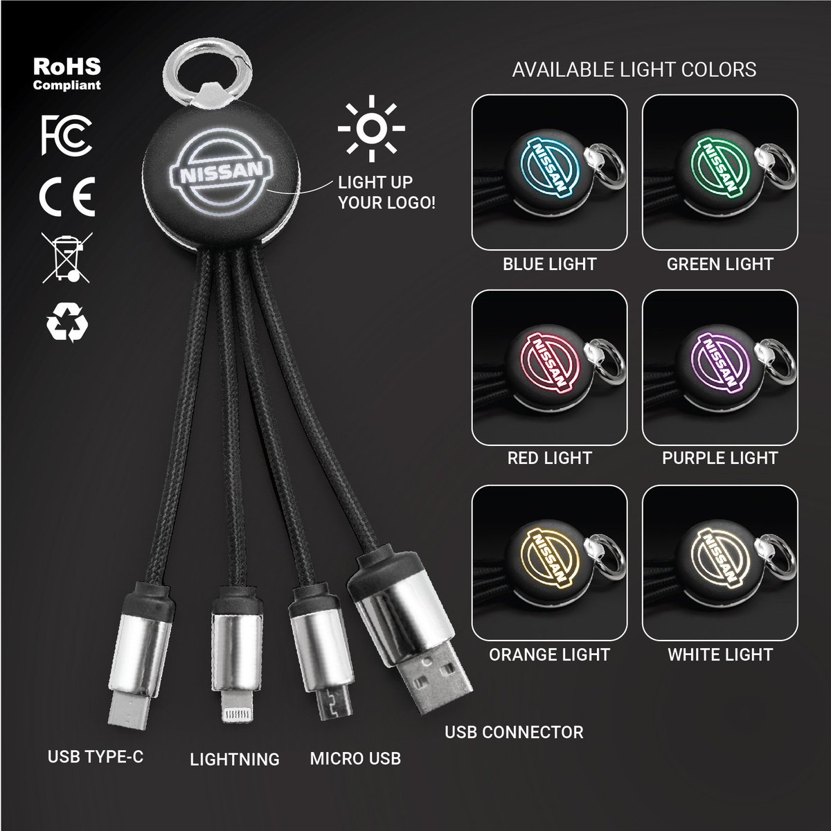 GraffixPromoInc's tweet image. Customized with your brand logo at Charging Cable. 
3-in-1 charging cable that works with most USB-enabled devices. 
Shop Now..bit.ly/2Nfmptt

#chargingcable #usbcable #3in1cable #gifts #electronicgifts #accessories #shopping #promotionalproduct #canada #promotionalitems