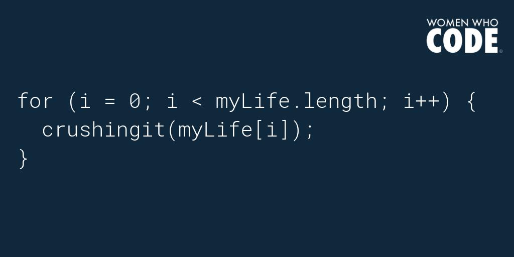 WomenWhoCode's tweet image. How do you keep crushing life? 🧐

#codefun #developerhumor #programmer