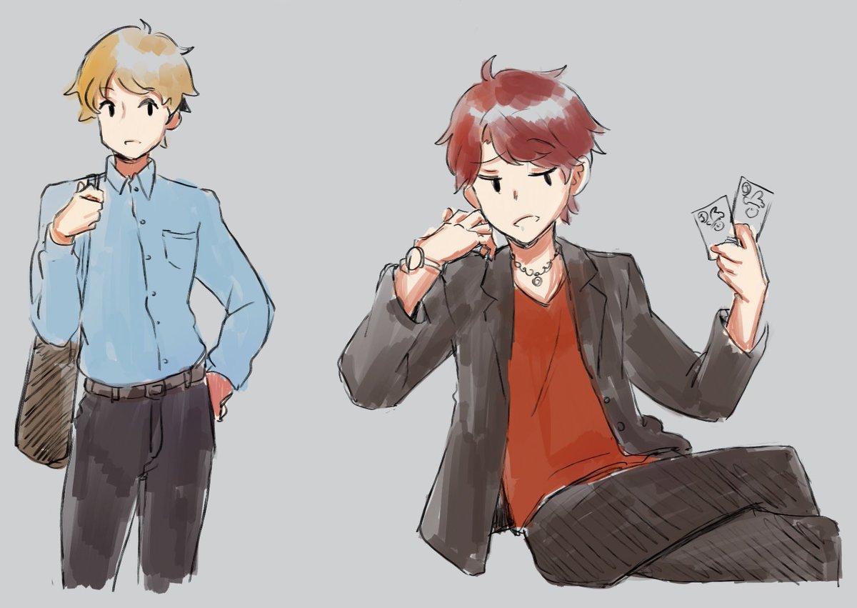 Also, haven't posted drawings in a really long time sorry lol... here's some old doodles 