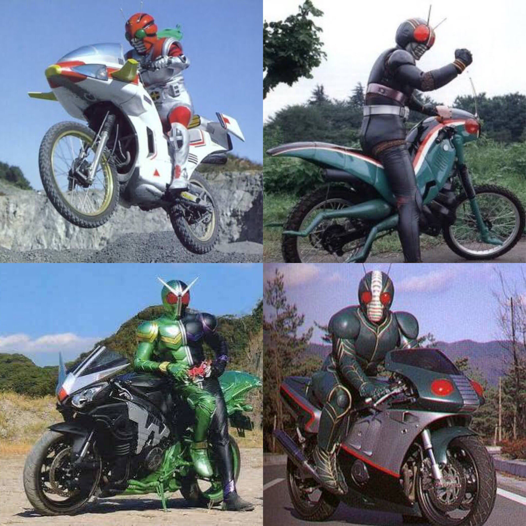 十号誕生!仮面ライダー全員集合!!に登場したマシンたち