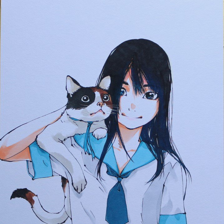小林俊彦 公式staff على تويتر 明日8月日は第3火曜日 ヤングチャンピオン烈 青の島とねこ一匹 カラー扉絵で またまた ぱすてる 人気キャラの村上菊が登場です お見逃しなく ねこ 猫 瀬戸内 青の島とねこ一匹 ぱすてる 尾道